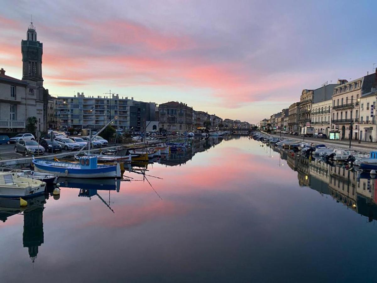 Hypercentre, Grand Studio Charmant Traversant De 47M2 Sète Kültér fotó